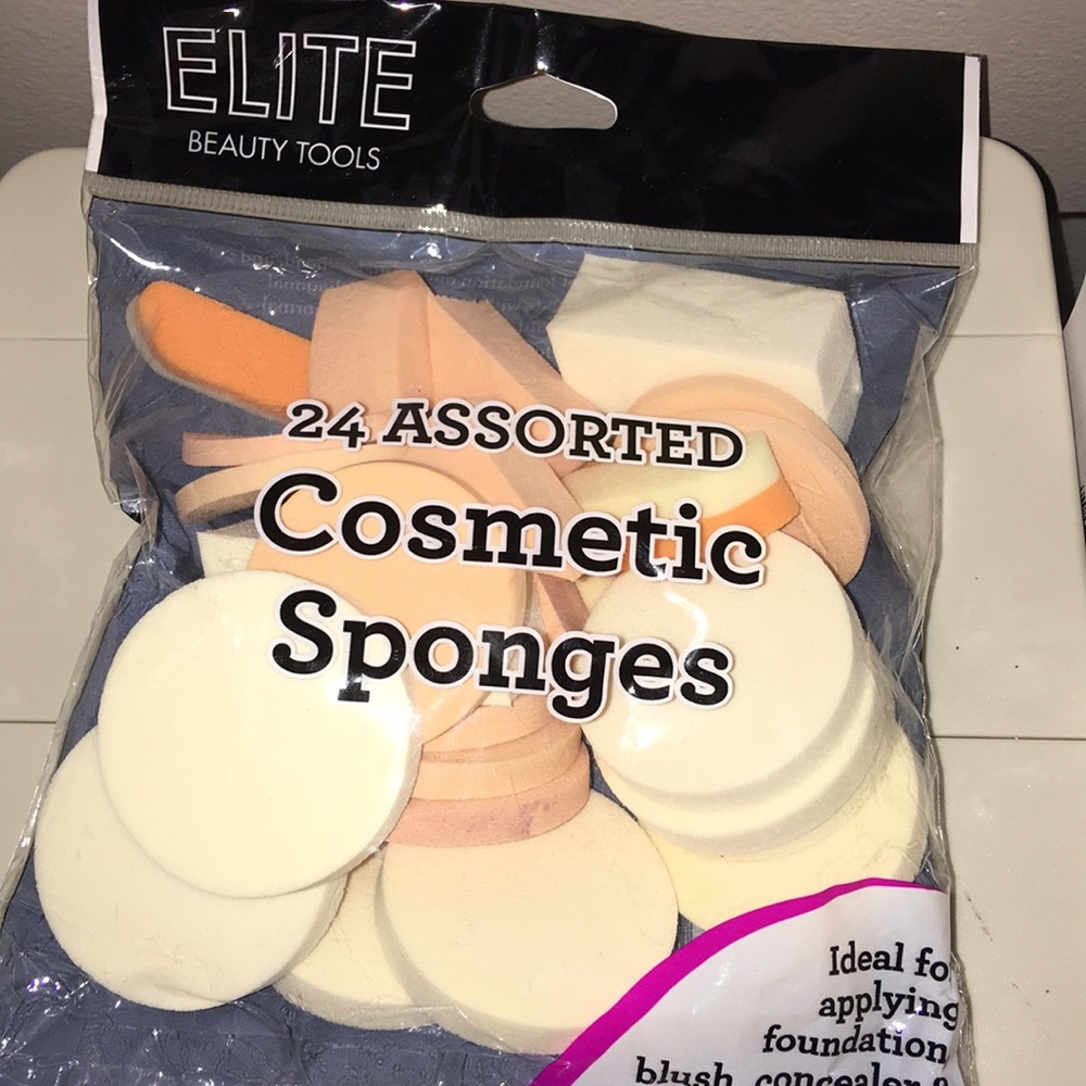 Elite Assorted Makeup Sponges Applicators Wedges